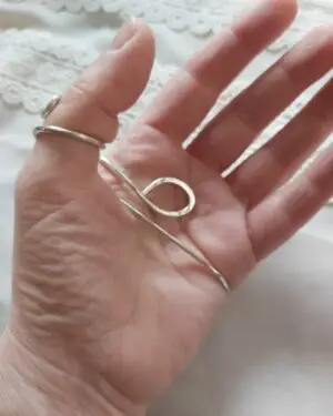 Sterling silver ring splint