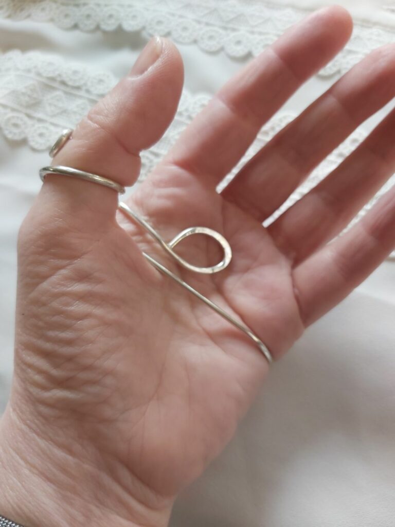 Sterling silver ring splint