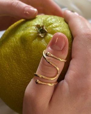 Plated ring splin