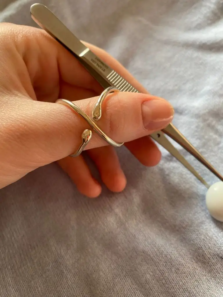 silver ring splint