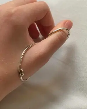 Sterling silver ring splint