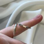 Sterling silver ring splint, trigger thumb